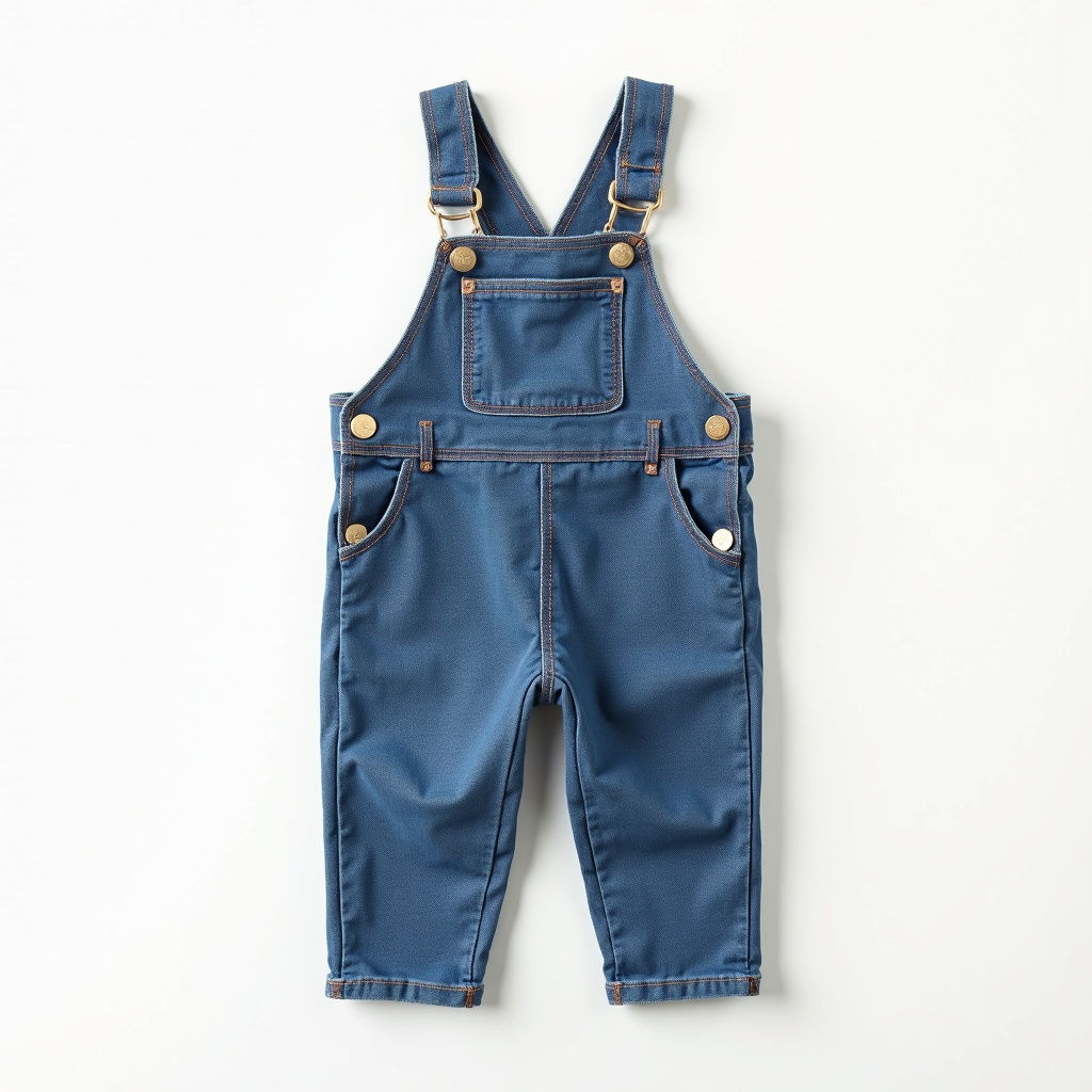 Soft Denim Overalls
