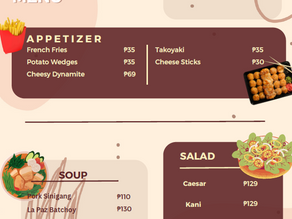 Our FOOD Menu