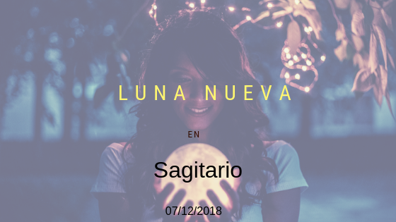 Luna nueva en sagitario