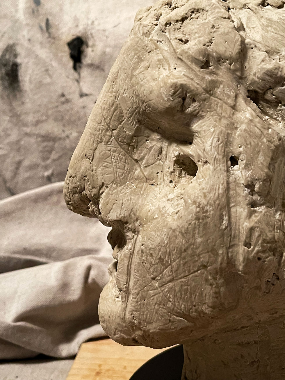 Thumbnail: Remembrance of Doubt ~Plaster Sculpture Bust