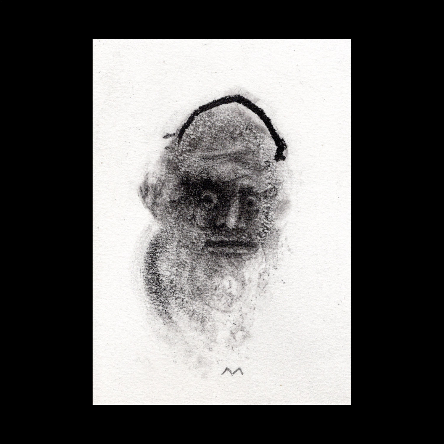 UNTITLED ; Echoes, No.13 ~ Graphite Drawing on Paper