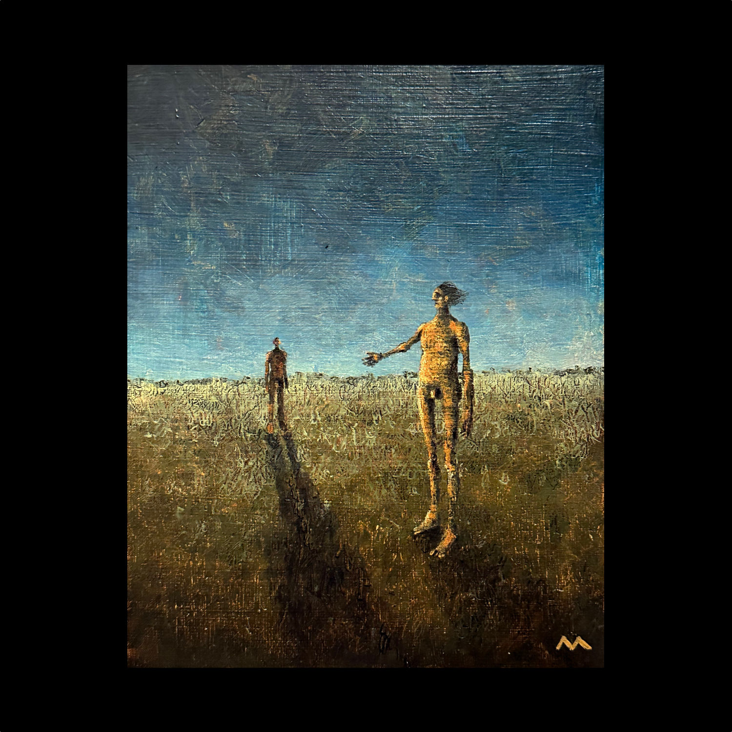 UNTITLED: "A Succession of Nows , No, 101" | Oil Painting on Wood Panel