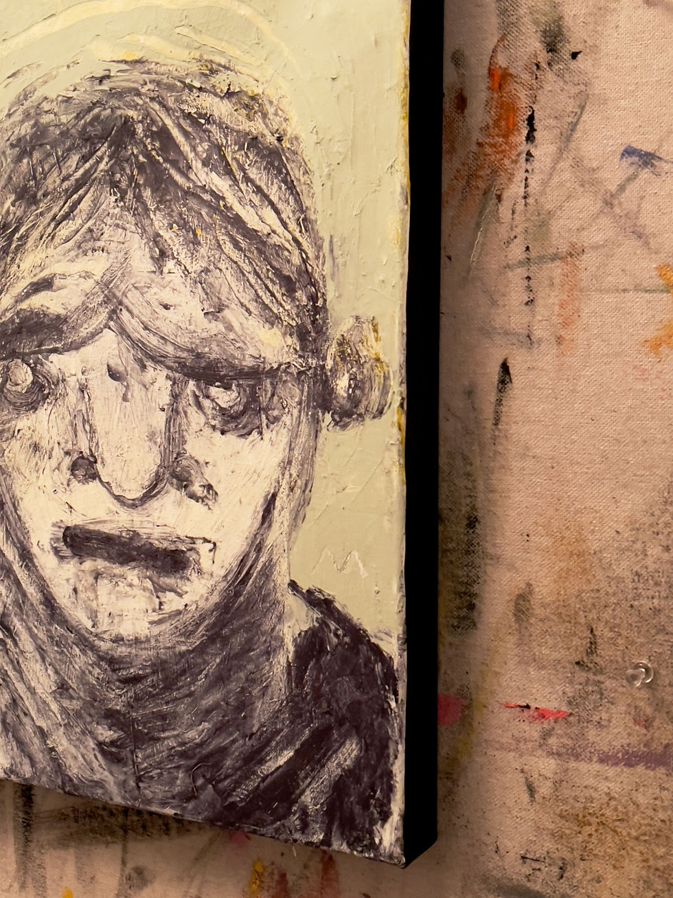 Thumbnail: ANIMUS: No, 161 ~Oil and Cold Wax Painting on Canvas