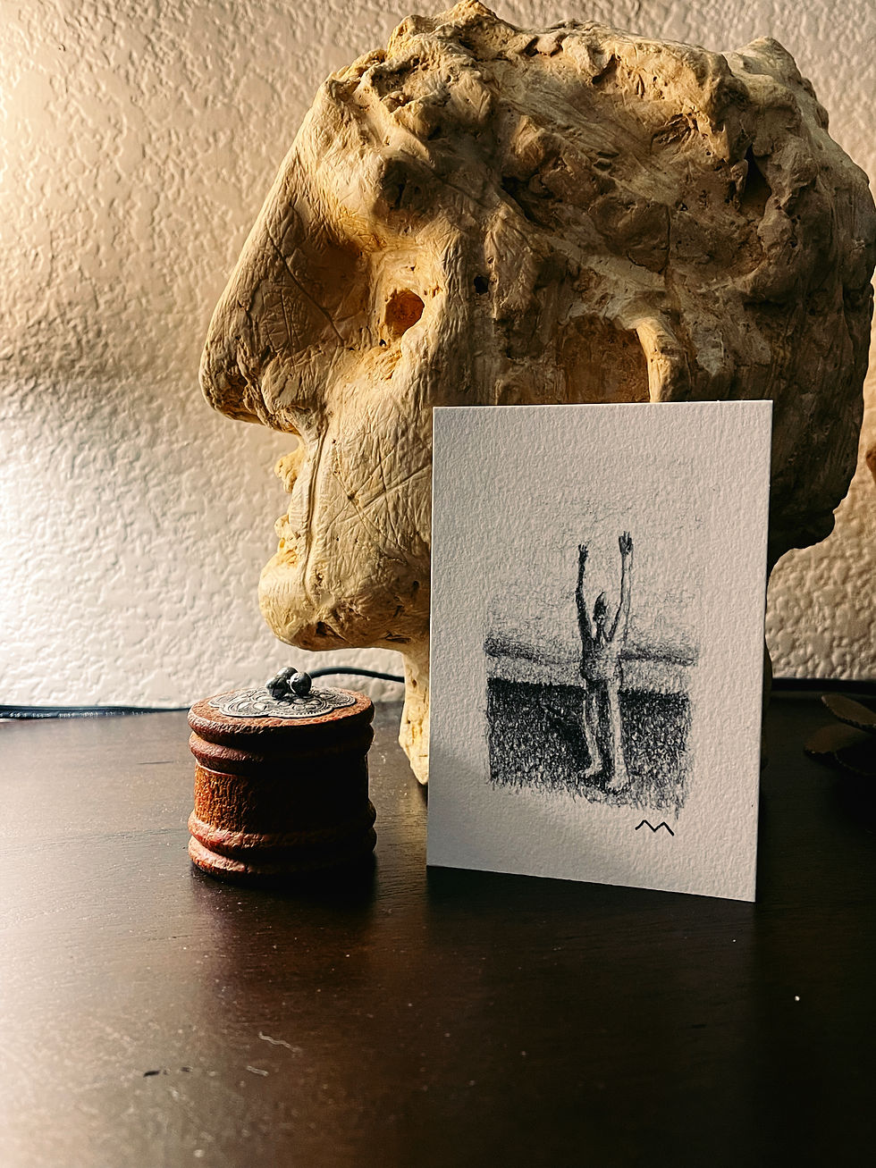 Thumbnail: UNTITLED ; Nows Eternal, No. 4 ~ Graphite Drawing on Paper