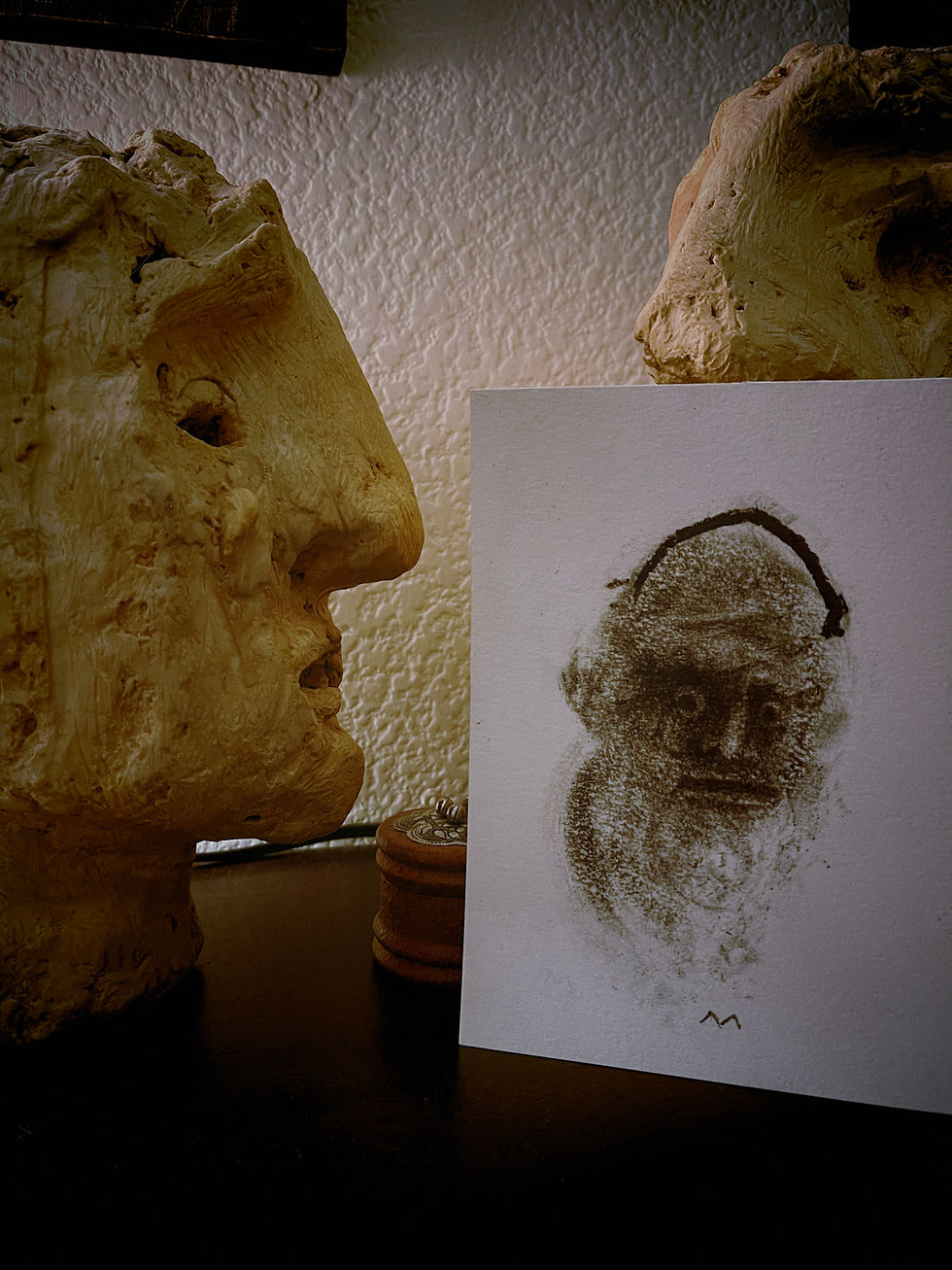 Thumbnail: UNTITLED ; Echoes, No.13 ~ Graphite Drawing on Paper
