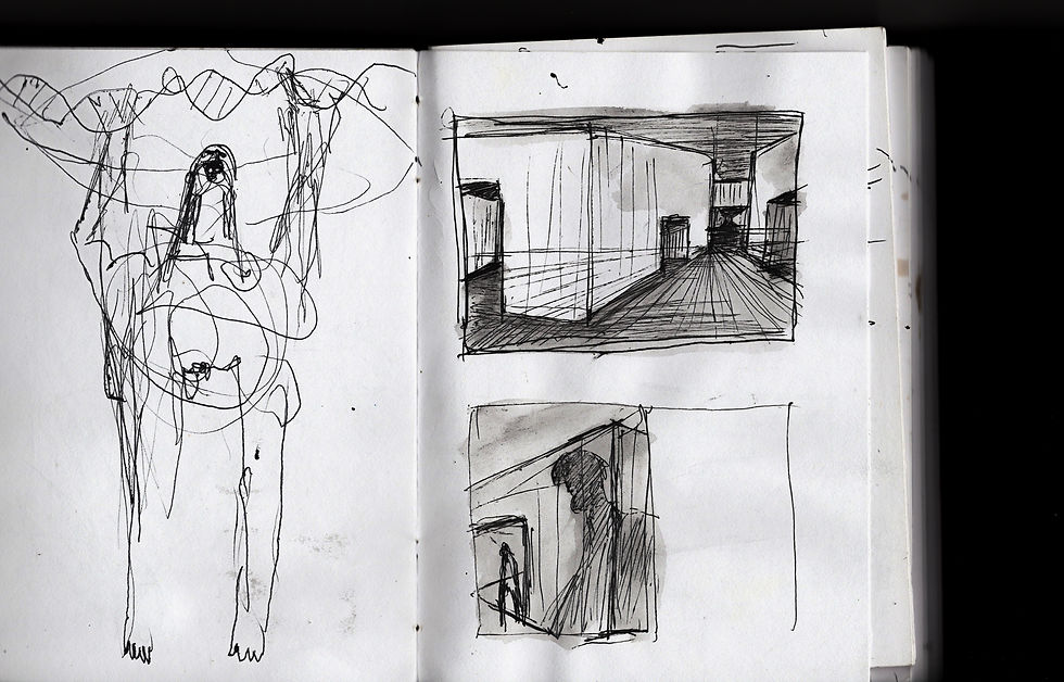 Skethbook and Journal of Artist, Mark M. Mellon