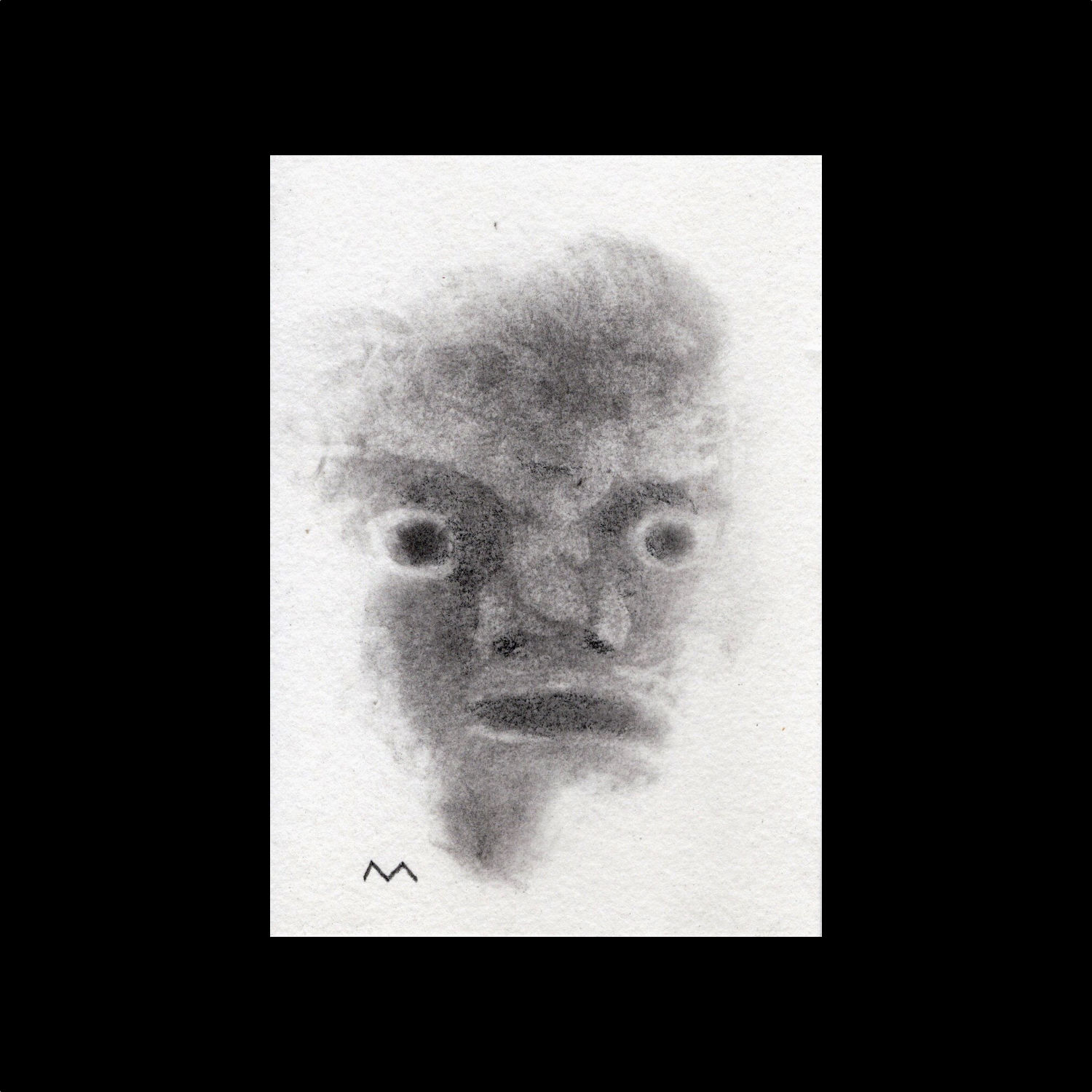 UNTITLED ; Echoes, No.6 ~ Graphite Drawing on Paper