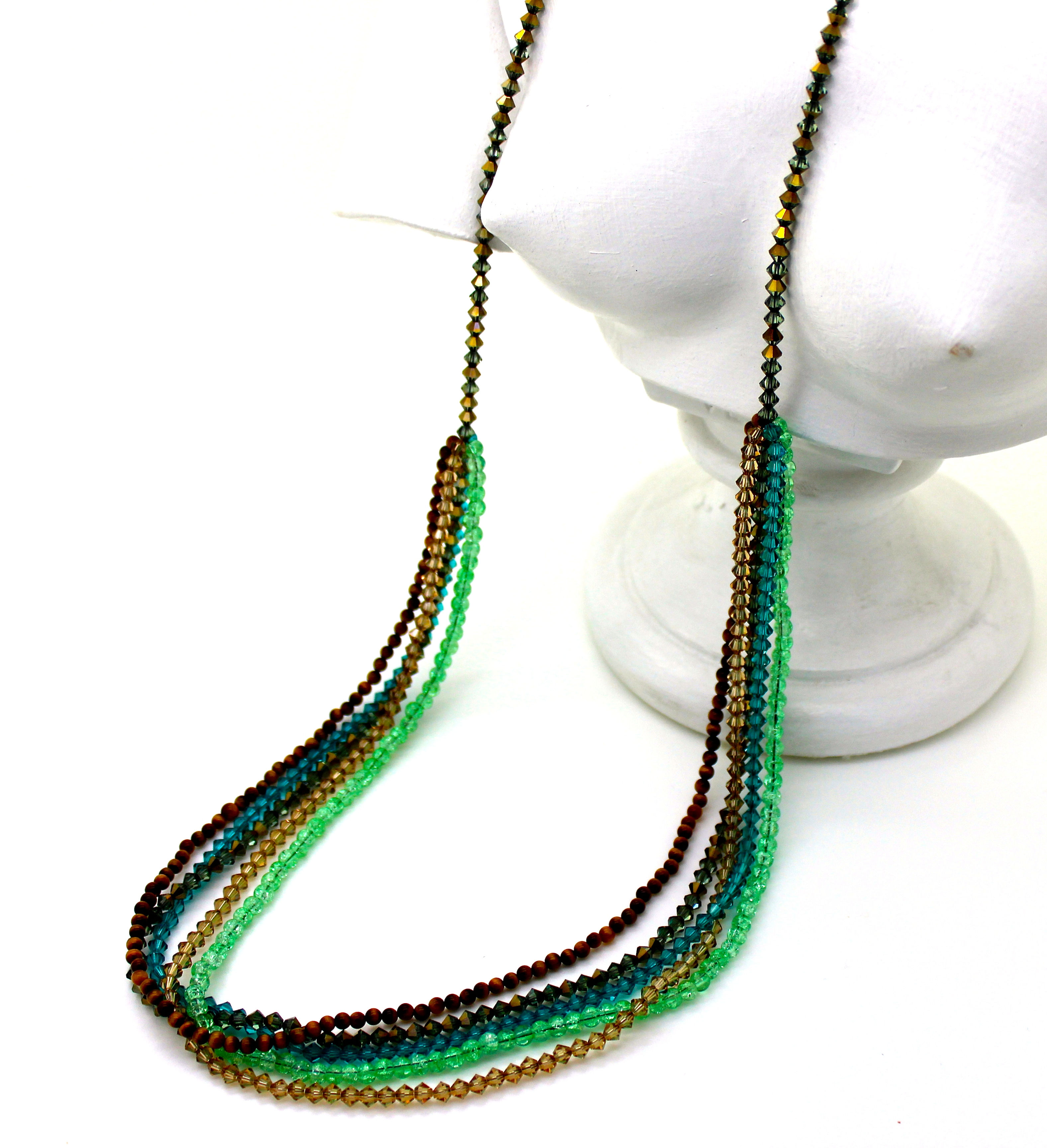 5 Layer Green Necklace