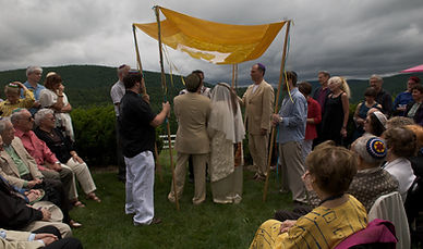 Jewish wedding, wedding canopy, chuppah, Nancy Katz & Mark Liebowitz wedding