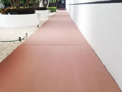 Trump Tower Walkway in West Palm Beach, FL, with COOL-TEC Application