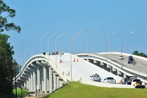 West Bay Bridge in Panama City Beach, Florida - Transportation (Infrastructure)