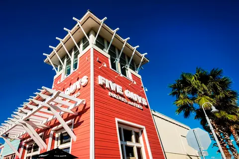 Five Guys at Pier Park in Panama City Beach, Florida