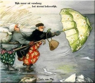 Herfst, koud, winderig- warmte en smeren!