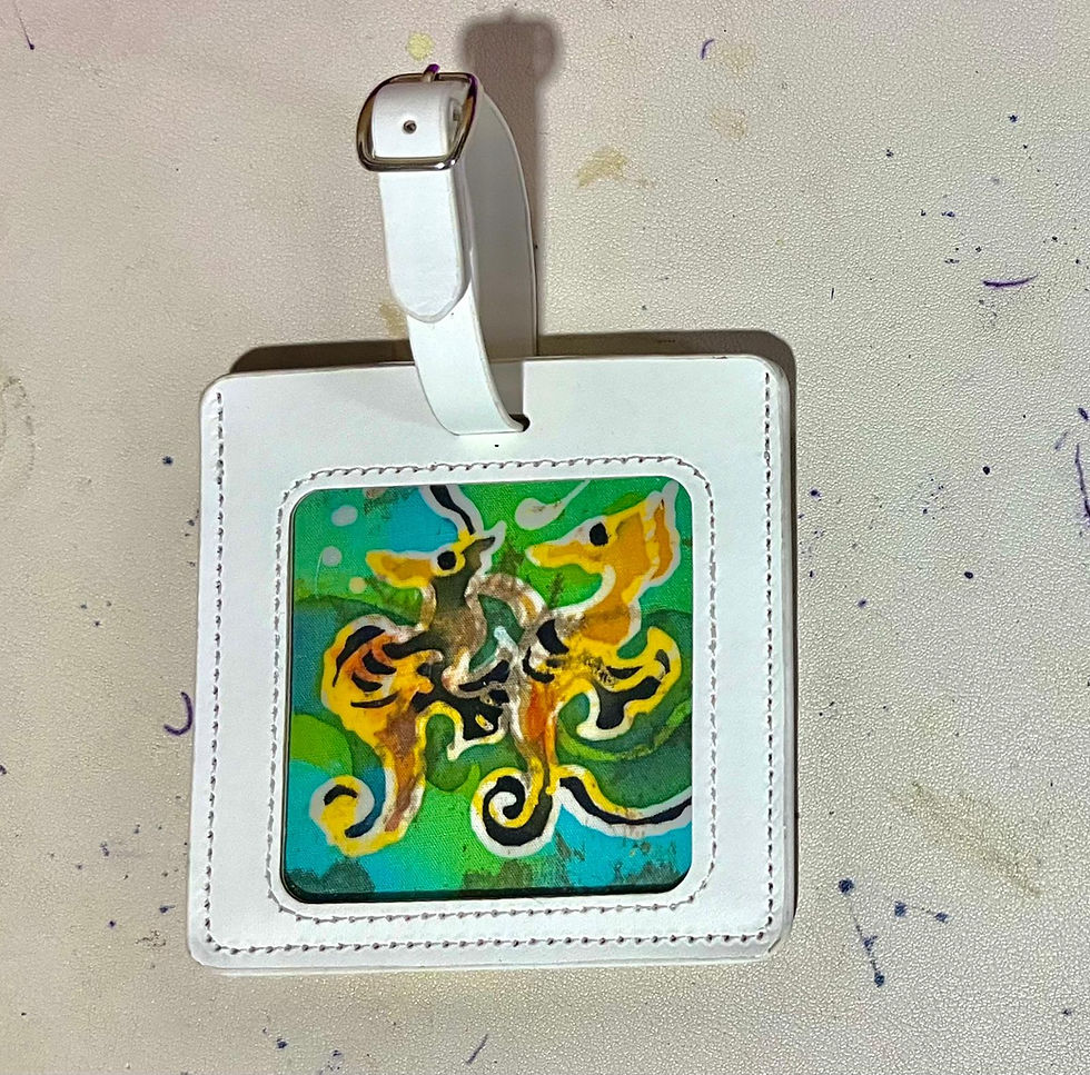 Thumbnail: Luggage or Bag tags (SEAHORSE)