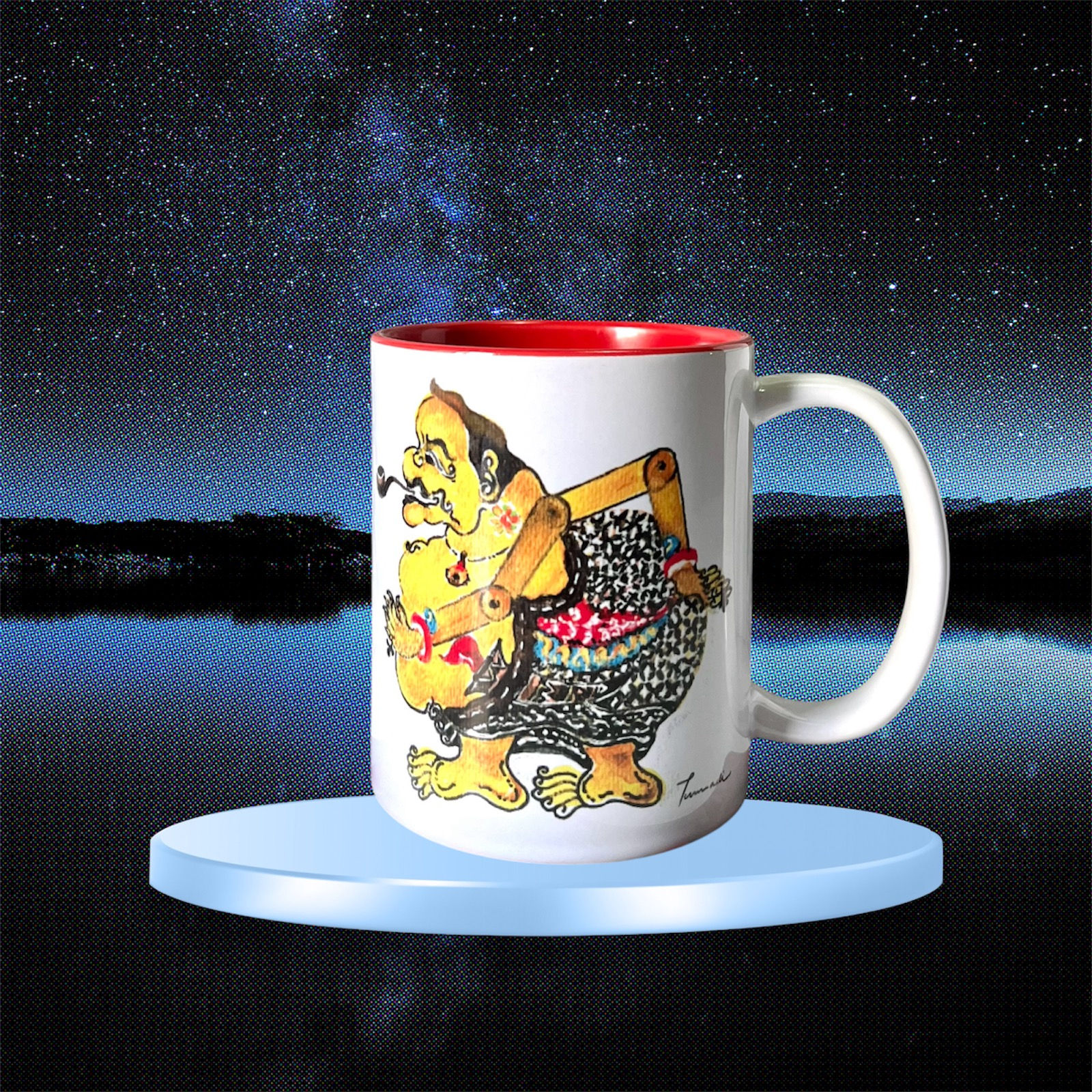 Mugs of Wayang with customize words