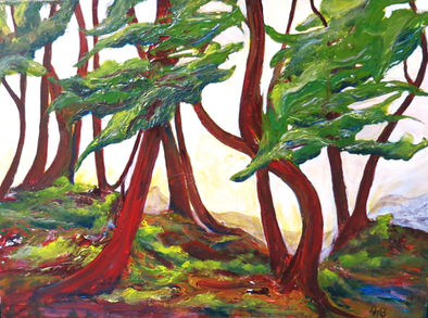 Forest Mystery by artist Marilyn Black