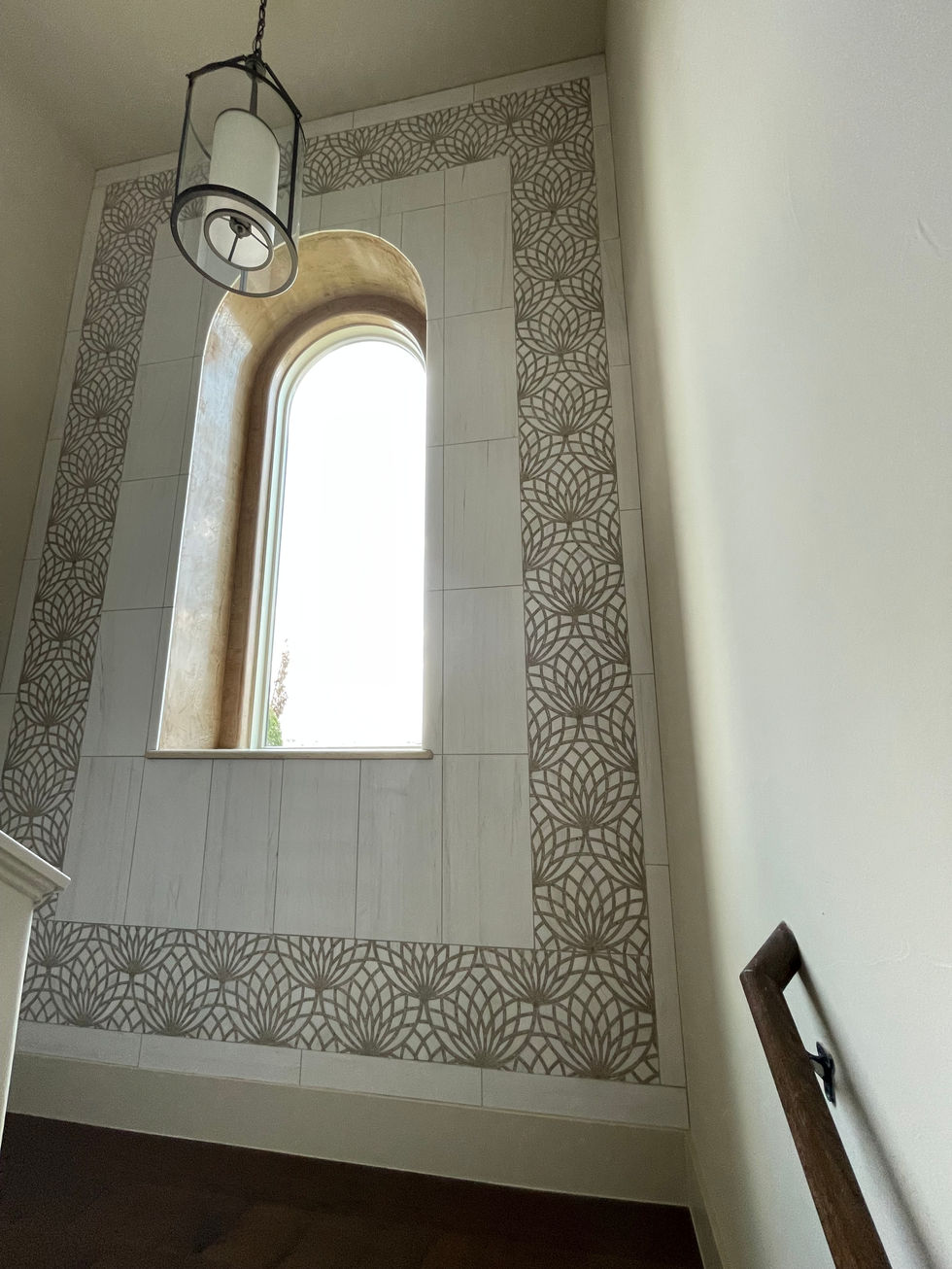 Mosaic accent wall
