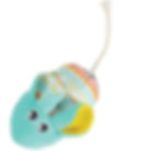 Играчка за котка Zolux KALI, плюшено, цветно мишле