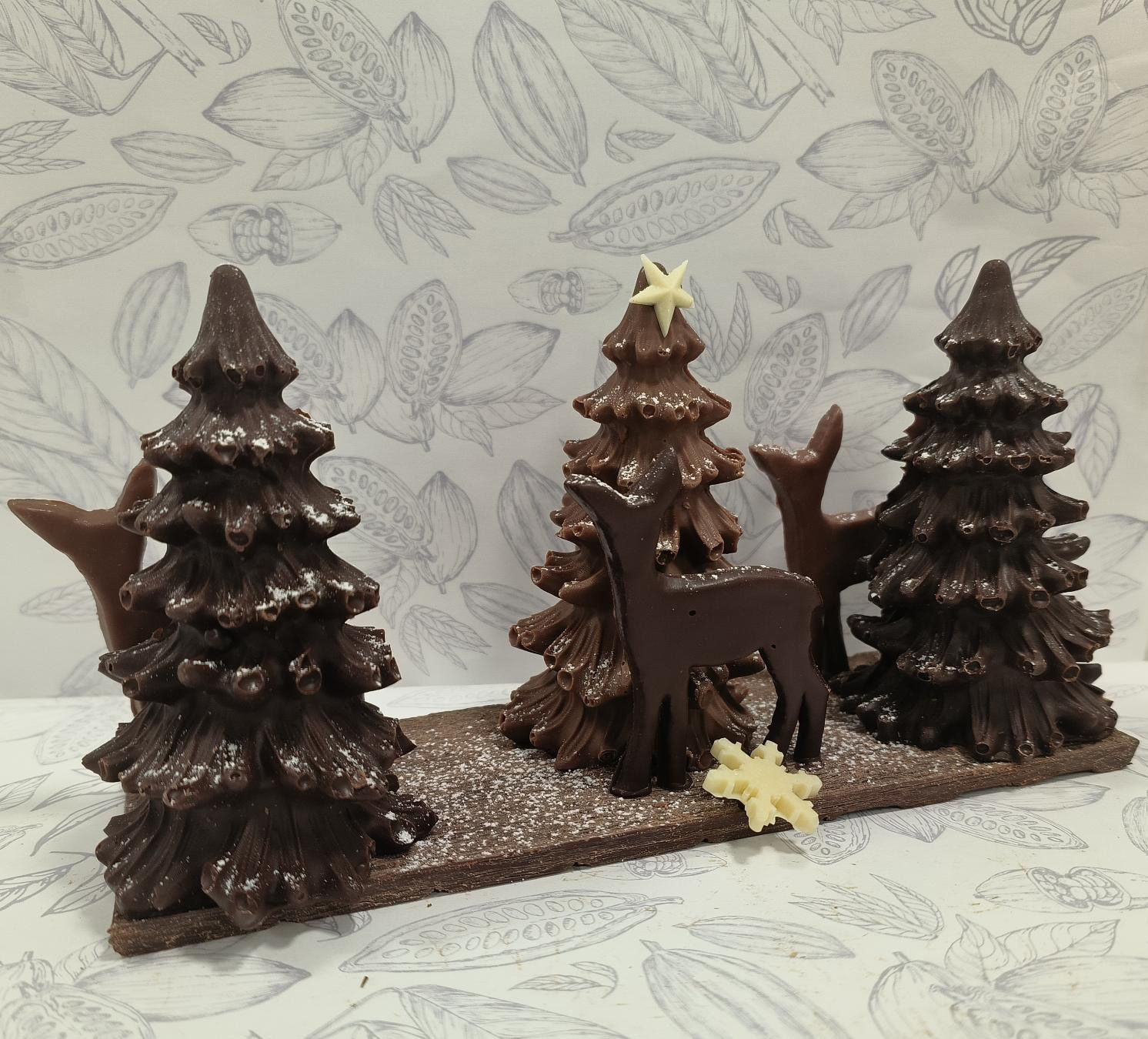 La forêt enchantée (noire et lait)