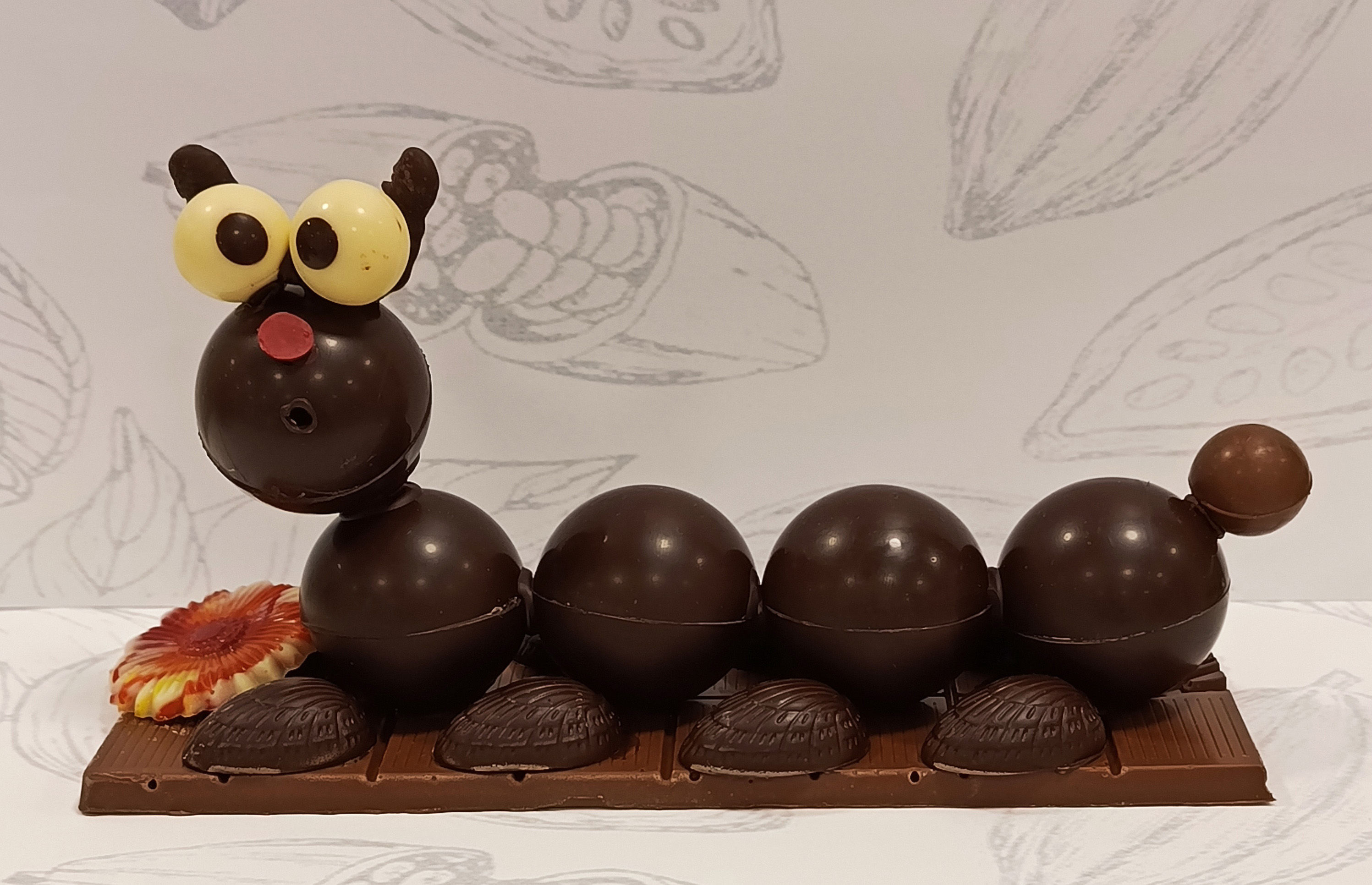 La Chenille longueur 19.50 cm