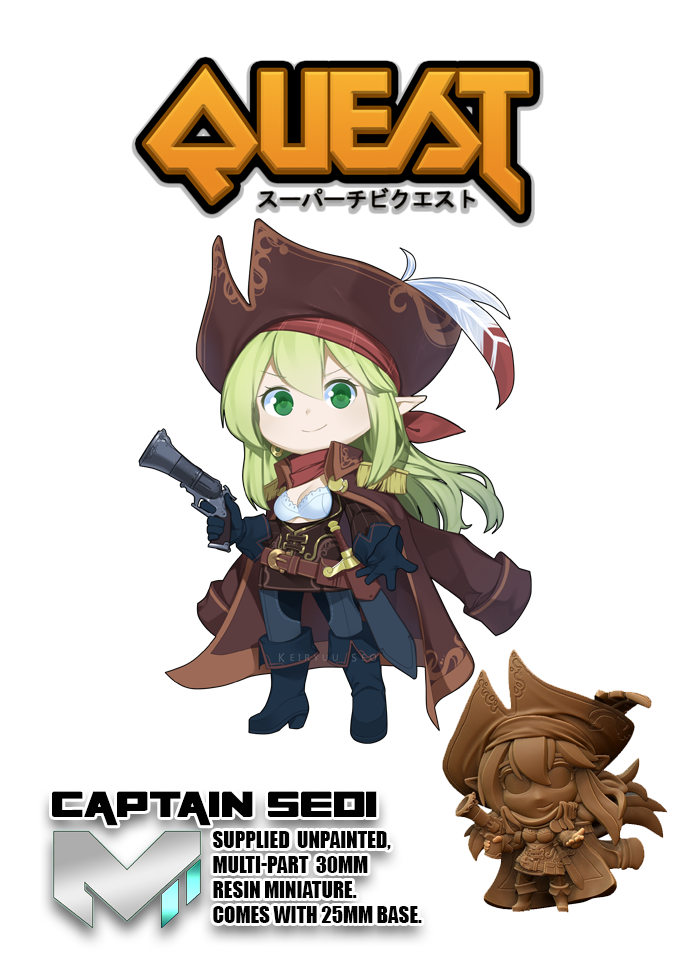 Super Chibi Captain Sedi Store Art