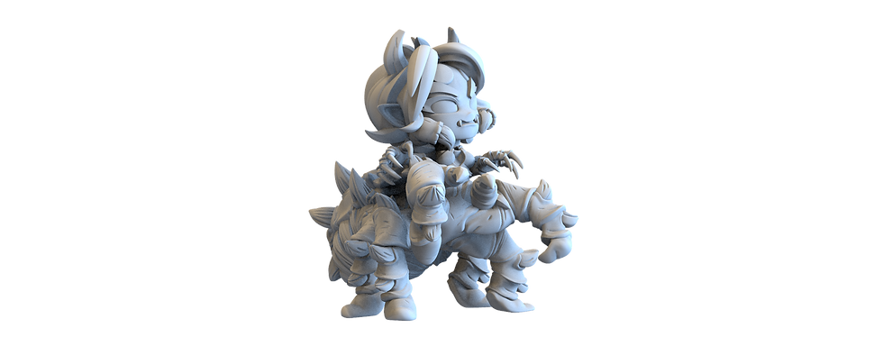 Thumbnail: Super Chibi Quest Triss Render Art