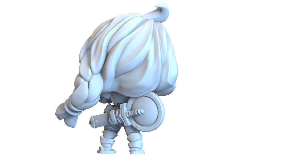 Thumbnail: Super Chibi Quest Midknight Render Art