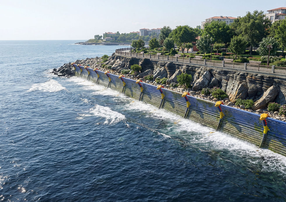 Hydrantula Coastal Protection Seawall
