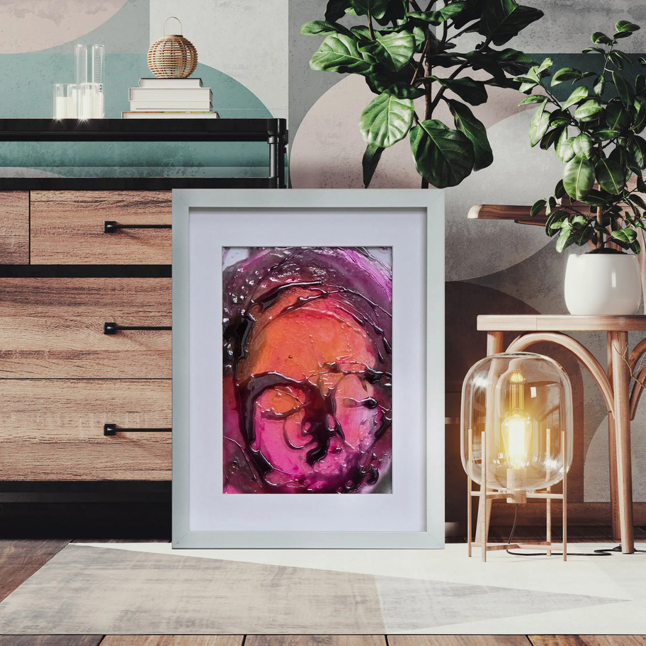 Framed abstract artwork for sale