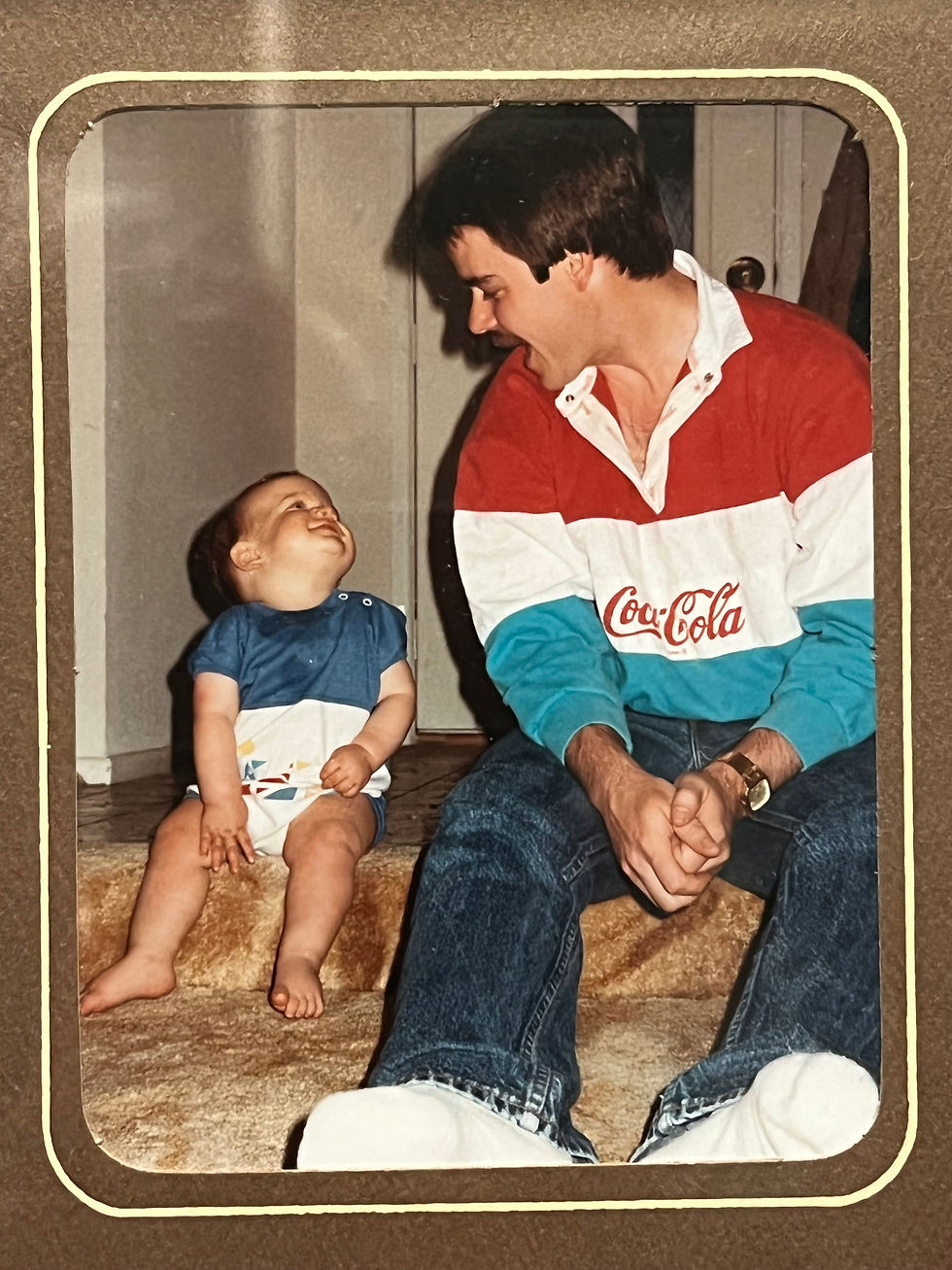 With Dad