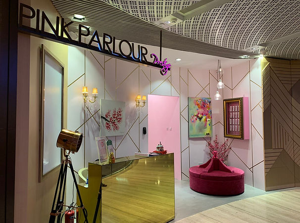 Pink Parlour Capitol Piazza location offering premium beauty treatments and services.