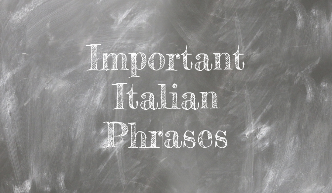 Important Italian Phrases for Travel with Kids