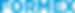Blaues Logo mit dem Wort "FORMS" auf schwarzem Hintergrund für Webdesign.