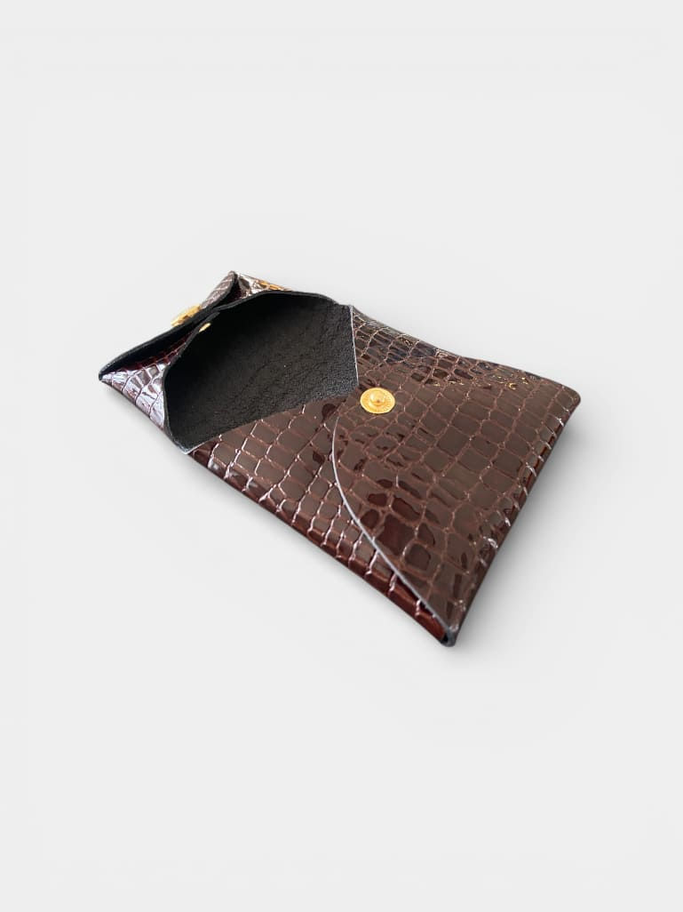 Miniature : Porte-monnaie en cuir Olonne, coloris marron