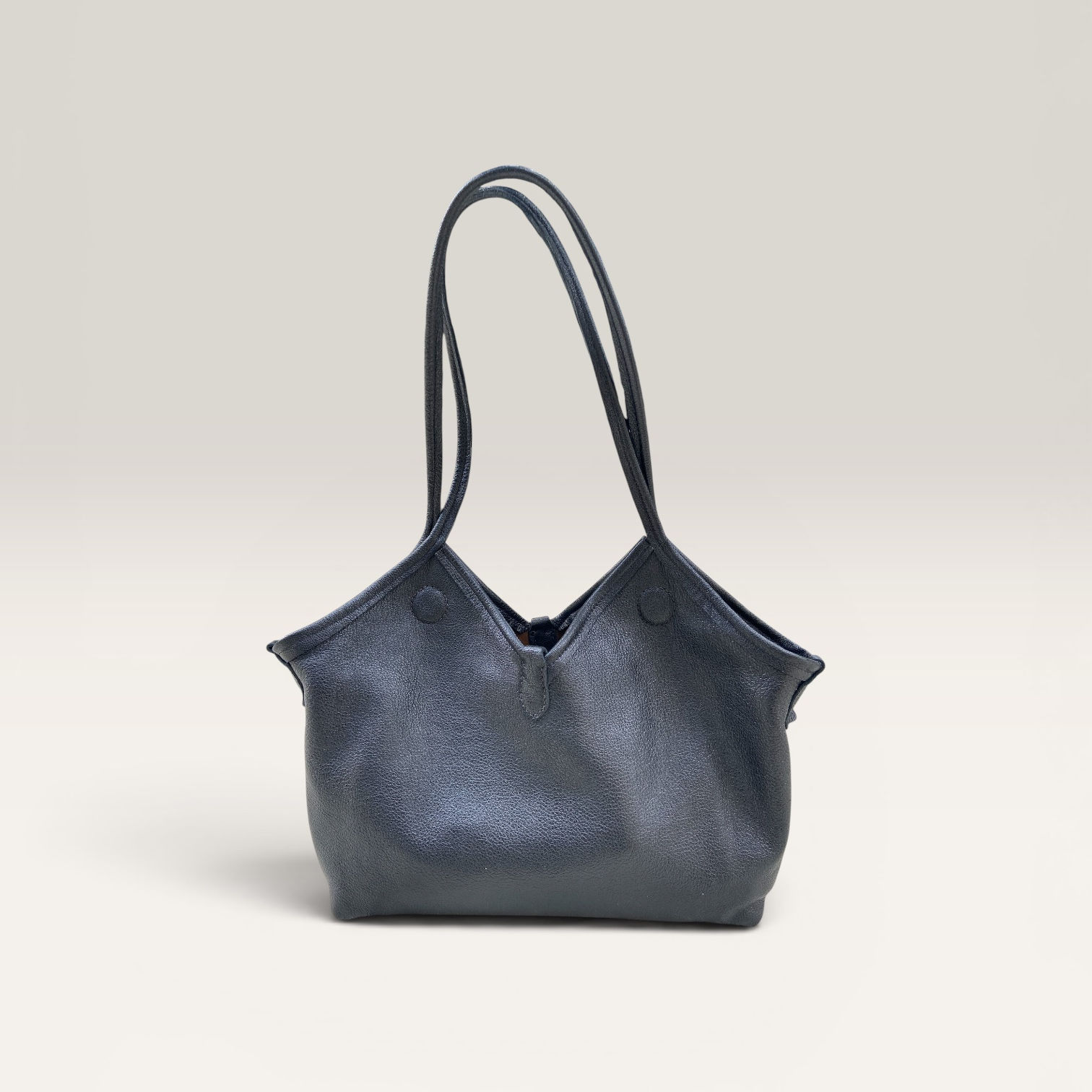 Sac à main Dakota en cuir noir vue de face