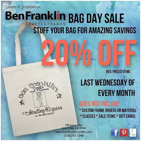 Ben Franklin - Grass Valley: Sale, specials, coupons, discounts
