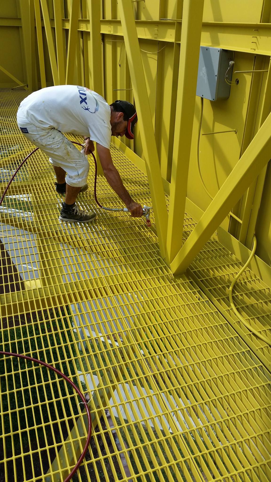 Industrial facility work shown by The Painters Group