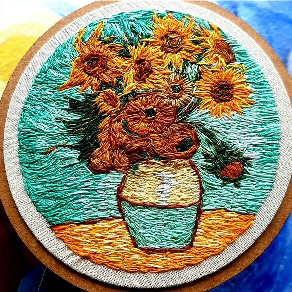 Bordado Reinterpretación de la obra de V