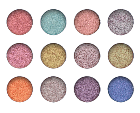 12 SHADE DUO CHROME EYESHADOW PALETTE