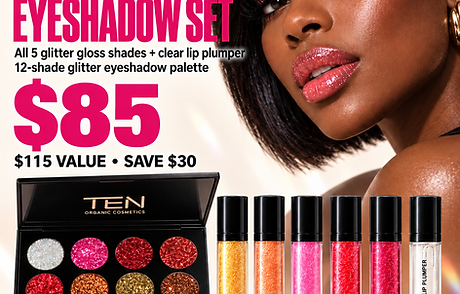 GLITTER LIP EYESHADOW SET