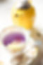 A cup and teapot of Lavender tea - The Purple One