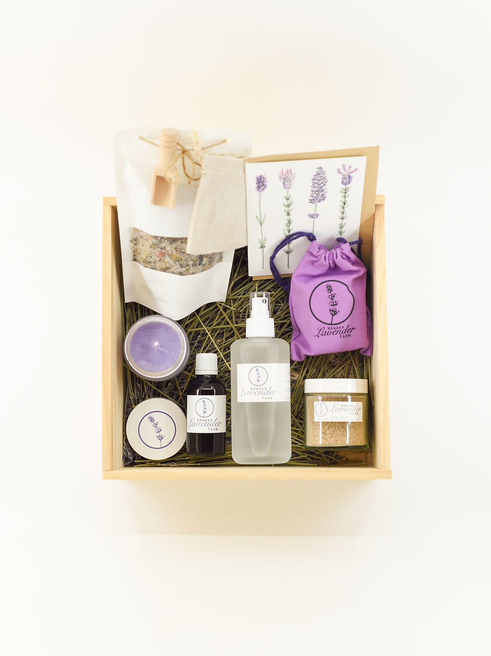 lavender spa gifts box