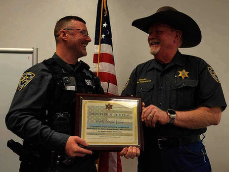 Elmore County, ID Reserve Deputy receives inaugural award.