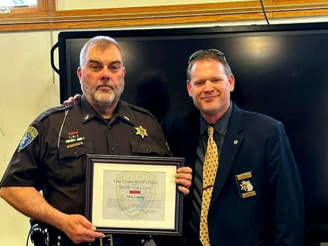 Lake County, MI Sheriff's Department announces the promotion of a new Chief Special Deputy of the Reserve Division, and the recent graduation of seven officers from the academy.