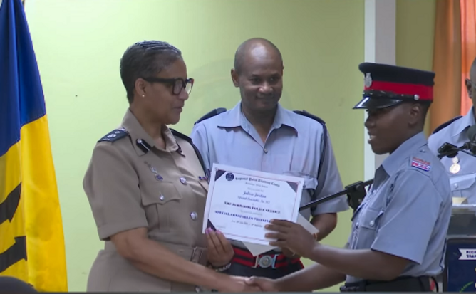 Barbados Police Raptor Barbados Police Service welcomes 28 additional Special Constables