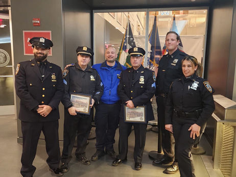 Volunteer Leaders Rise: NYPD Auxiliary Officers Promoted in 123rd Precinct