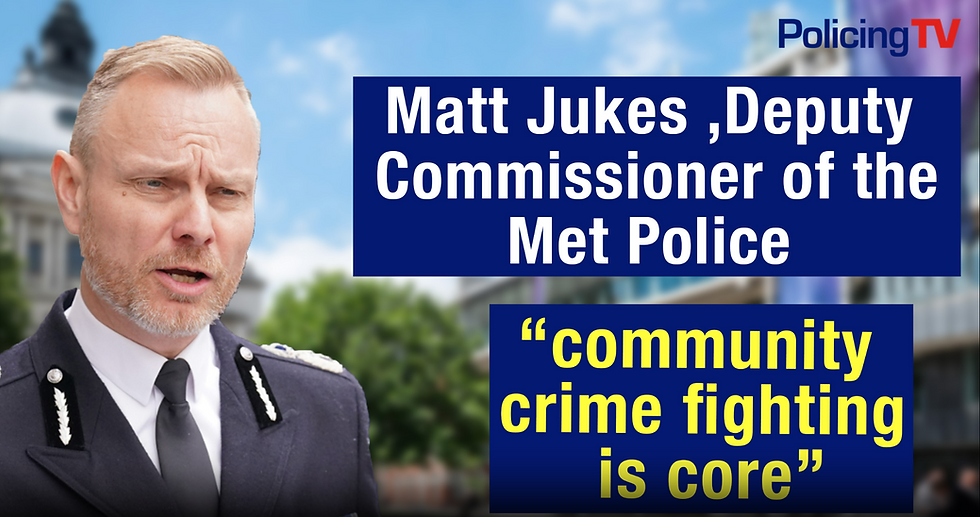WATCH: Metropolitan Police Deputy Commissioner Matt Jukes Calls for Stronger Support for Volunteers