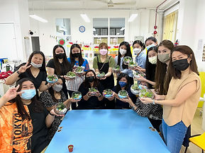corporate team bonding succulent terrarium workshop
