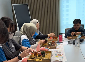 Corporate team bonding succulent terrarium workshop