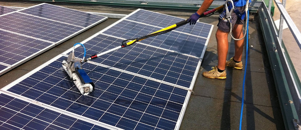lavaggio pannelli fotovoltaici